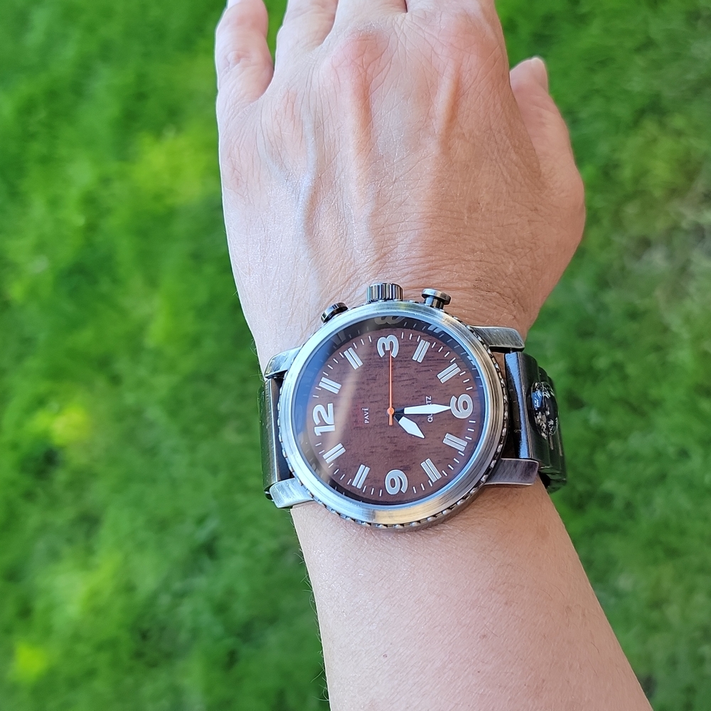 🍃Quartz Pave men's watch